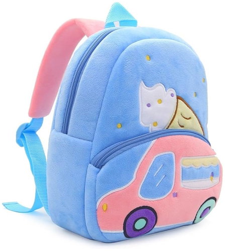 Toybit Children's Plush Backpack Ice Cream Van - Small Backpack - Main image