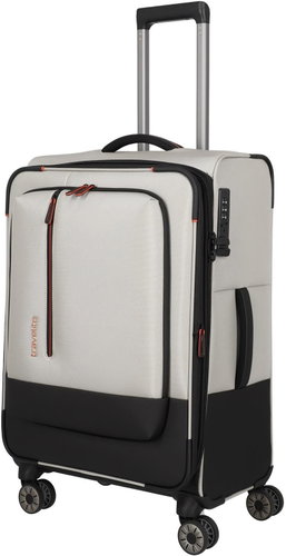 Travelite Crosslite 5.0 M White Sand - Suitcase - Main image