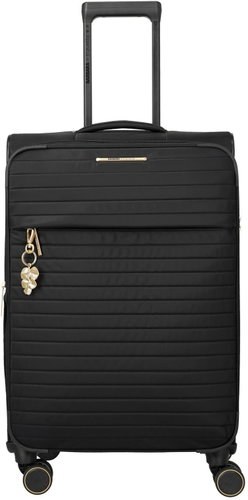 Travelite BARBARA Stepp M Black - Suitcase - Main image