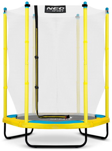Neo-Sport Children's garden trampoline 140 cm yellow - Trampoline - Main image