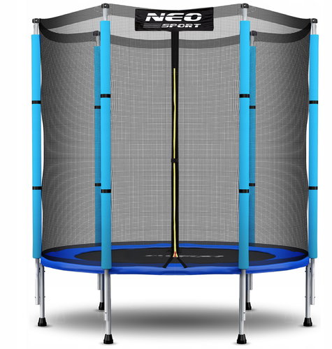 Neo-Sport Children's garden trampoline 140 cm blue - Trampoline - Main image