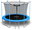 Neo-Sport Garden trampoline 6 feet/183 cm with indoor net and ladder