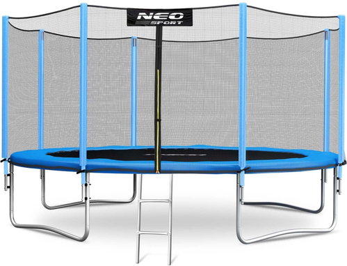Neo-Sport Garden trampoline 12 feet / 374 cm with outdoor net and ladder - Trampoline - Main image