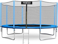 Neo-Sport Garden trampoline 13 ft / 404 cm with outdoor net and ladder - Trampoline