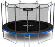 Neo-Sport Garden trampoline 13 ft / 404 cm with indoor net and ladder - Trampoline
