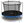 NEO-SPORT Trampoline 6 ft/183 cm, black - blue, with inner net + ladder