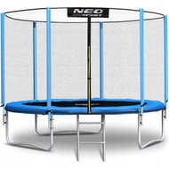 NEO-SPORT Trampoline 6 feet/183 cm, with outdoor net + ladder - Trampoline