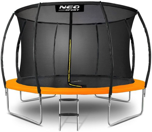 NEO-SPORT Trampoline 12 feet/374 cm, turquoise, with inner net Main image NEO-SPORT Trampoline 12 feet/374 cm, turquoise, with inner net - Trampoline - Main image
