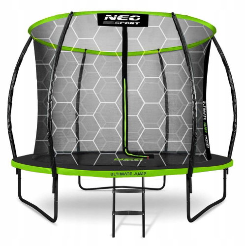 NEO-SPORT Profiled trampoline 8 feet/252 cm, with inner net - Trampoline - Main image