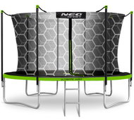 NEO-SPORT Trampoline 14 ft/435 cm, with inner net + ladder - Trampoline