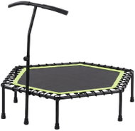 Sedco Hexagon YQA75 Trampoline with Handrail – 134 cm, green - Fitness Trampoline