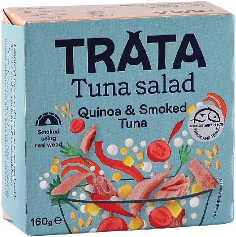 TRATA Salad with smoked tuna and quinoa 160 g - Long Shelf Life Food - Main image