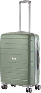 TRAVEL With Big Bars Olive - Suitcase