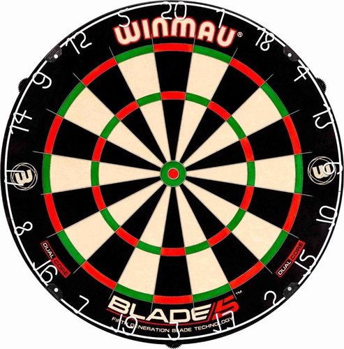 Sisal target Winmau BLADE 5 DUAL CORE, tournament quality - Dartboard - Main image