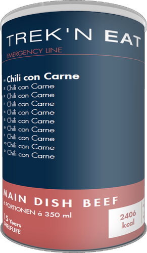 Trek'n eat Emergency Food Spicy Chili con Carne 600 g - MRE - Main image