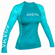 Agama Dámské lycrové triko Aqua Lady dl.ruk. vel. 2 XL - Lycrové oblečenie