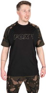 FOX Black/Camo Outline T-Shirt 2XL - T-Shirt