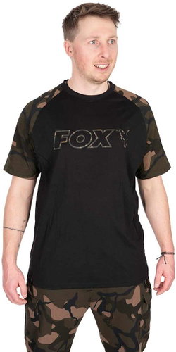 FOX Black/Camo Outline T-Shirt 2XL - T-Shirt - Main image