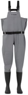 Trizand 25895 Wading trousers with belt, size 46, grey - Chest Waders
