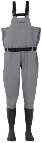Trizand 25895 Wading trousers with belt, size 46, grey - Chest Waders - Main image