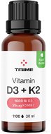 Vitamin D Vitamin D3 & K2, 1000 IU D3 - 100% vegan / 25µg K2-MK7 1100 drops - Vitamín D