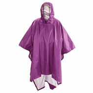 Pronett XJ3313 Raincoat, poncho with visor purple - Poncho