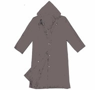 Verk 01697 Adult raincoat grey - Raincoat
