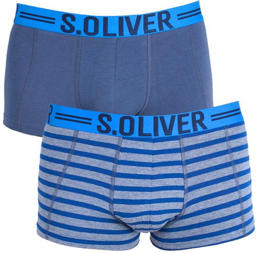 s. Oliver 2Pack 26.899.97.4228.14B2, gray size S - Boxer Briefs - Main image