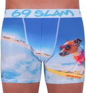 69SLAM MCYSDG-PO - surfing dog, blue size S - Boxer Briefs
