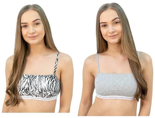 Calvin Klein 2Pack QF6040E-8VD, Grey, size L - Bra - Main image