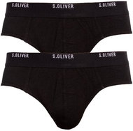 s. Oliver 2Pack 26.899.97.4294.9999, black size XL - Briefs