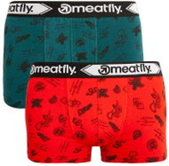 Meatfly 2-Pack Balboa 2 - C (Stamps) - Boxer Briefs