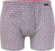 Andrie PS 5334 C cubes, brown size L - Boxer Briefs