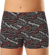 Andrie PS 5353 C - inscriptions, black size M - Boxer Briefs