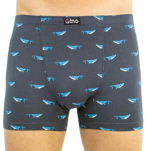 Gino 73099, whale, gray size L - Boxer Briefs - Main image