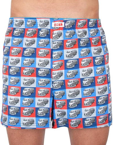 Gosh G32 - bus, multicolour size XXL - Boxer Shorts - Main image