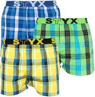 Styx 3Pack B8040510, multicolour size M - Boxer Shorts