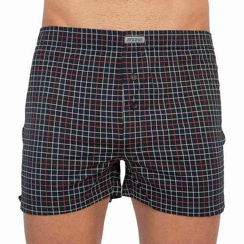 Andrie PS 5107 B lines, black size L - Boxer Shorts - Main image