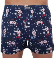 Andrie PS 5510 A, snowman, blue size 3XL - Boxer Shorts