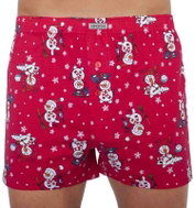 Andrie PS 5510 C, snowman, red size XXL - Boxer Shorts