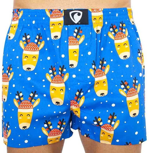 Represent R9M-BOX-0617 / reindeer, blue size S - Boxer Shorts - Main image