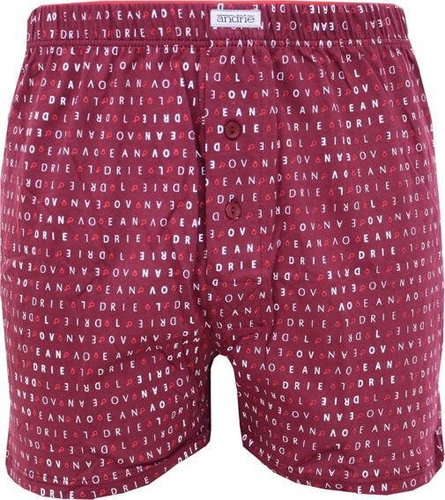 Andrie PS 5454 B, red size XXL - Boxer Shorts - Main image