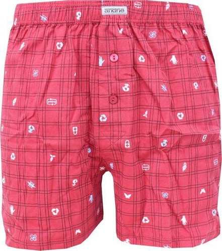 Andrie PS 5360 D, red size M - Boxer Shorts - Main image