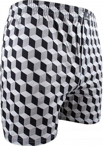 Lonka Karlos - Cube, Grey, size M - Boxer Shorts - Main image