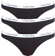 Calvin Klein 3Pack D1622E / QD3587E-001, black size XL - Thong