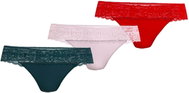 Tommy Hilfiger 3Pack UW0UW02036 0RS, multicolour size XL - Thong