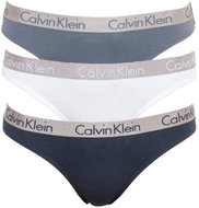 Calvin Klein 3Pack QD3590E-CZ3, multicolour size XS - Thong