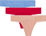 Tommy Hilfiger 3Pack UW0UW02036 0XM, multicolour size XS - Thong