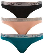 Calvin Klein 3Pack QD3590E-8VG, multicolour size XS - Thong
