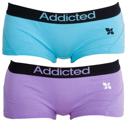 Addicted 2Pack Panties, Mixed Colours, size S - Pants - Main image